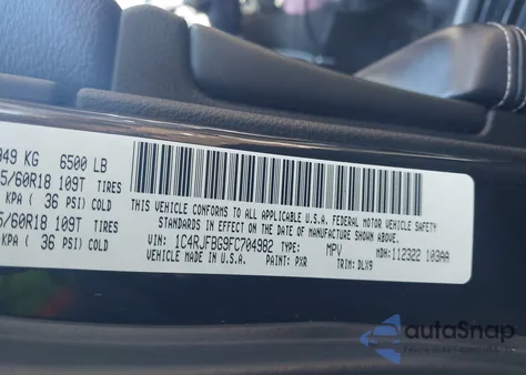 2015 Jeep Grand Cherokee Limited from USA, damaged, VIN 1C4RJFBG9FC704982